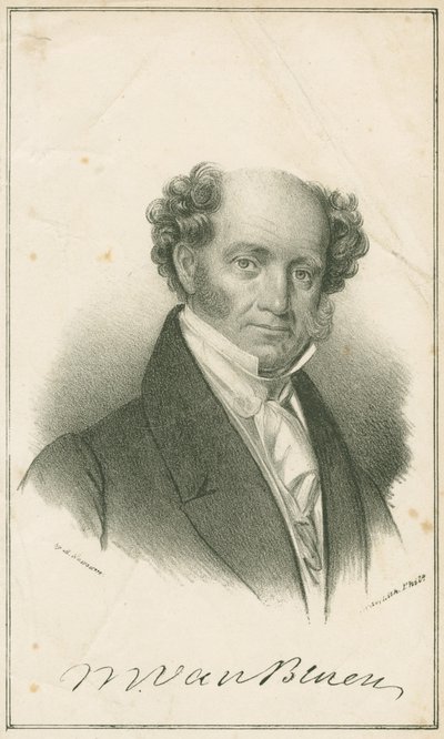Martin Van Buren, 1840 by Albert Newsam